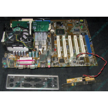Материнская плата Asus P4PE (FireWire) с процессором Intel Pentium-4 2.4GHz s.478 и памятью 768Mb DDR1 Б/У (Санкт-Петербург)